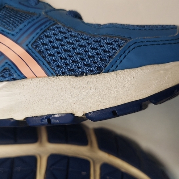 Asics GEL Contend 4 Navy Blue Pink Running Shoes Women's Size 7 - Picture 3 of 7